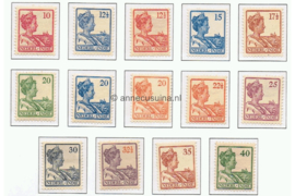 Nederlands Indië NVPH 115-128 Ongebruikt Koningin Wilhelmina 1913-1932