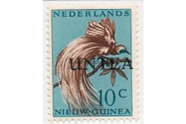 West-Nieuw-Guinea (UNTEA) NVPH 5 Postfris (10 cent) Overdrukken op postzegels van Nederlands Nieuw Guinea 1962