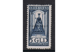 Nederland NVPH 131 Postfris FOTOLEVERING (5 gulden) 25 jarig regeringsjubileum koningin Wilhelmina 1923