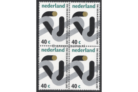 Nederland NVPH 1037 Postfris (40 cent) (Blokje van vier) Ontwikkelingssamenwerking 1973