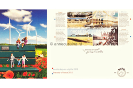 Nederland NVPH E651 Onbeschreven 1e Dag-enveloppe Madurodam 60 jaar op 2 enveloppen 2012