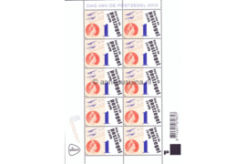Nederland NVPH V3106 Postfris Velletje Dag van de Postzegel; Vel 10 x 1 2013
