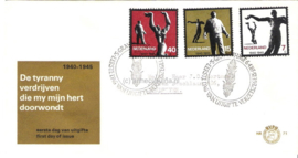 Nederland NVPH E71 Onbeschreven 1e Dag-enveloppe Verzet 1965