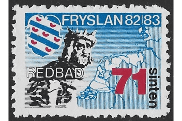 Nederland Postfris (71 sinten) Fryslan Redbad 82/83