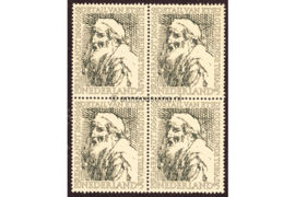 Nederland NVPH 674 Postfris (10 + 5 cent) (Blokje van vier) Zomerzegels (Rembrandt) 1956