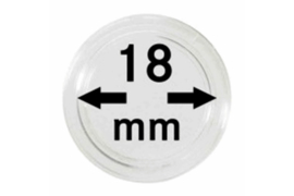 Hagelnieuw & Afgeprijsd! Lindner Muntcapsules 18 mm per 10 Stuks (Lindner 2250018P)