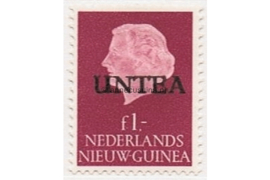 West-Nieuw-Guinea (UNTEA) NVPH 17 Postfris (1 gulden) Overdrukken op postzegels van Nederlands Nieuw Guinea 1962