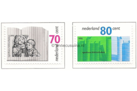 Nederland NVPH 1481-1482 Postfris Bibliotheekwerk 1991