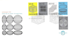 Nederland NVPH E104 Onbeschreven 1e Dag-enveloppe Zomerzegels 1970