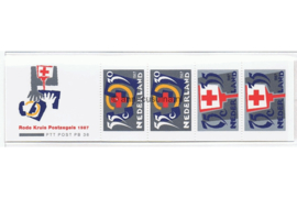 Nederland NVPH PB36 (NVPH 1384) Postfris Postzegelboekje Rode Kruis 1987