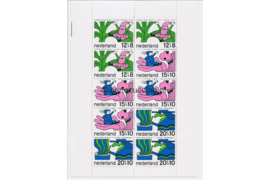 Nederland NVPH 917 Postfris Blok Kinderzegels, sprookjesfiguren 1968