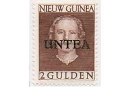 West-Nieuw-Guinea (UNTEA) NVPH 18 Postfris (2 gulden) Overdrukken op postzegels van Nederlands Nieuw Guinea 1962