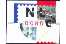 Nederland NVPH AU32 Postfris (80 cent) Nagler-strook, Voordrukzegel voor automaten 1997