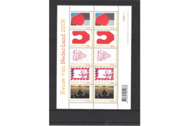 Nederland 2008 Postzegelvelletjes Jaarcollectie Compleet Postfris in Originele verpakking