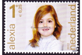 Nederland NVPH 3001e Postfris (Zonder velrand) (1+0,25) (Zegels uit blok) Kinderzegels, Alexia 2012