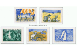 Nederland NVPH 513-517 Postfris Zomerzegels 1949