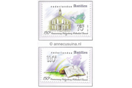Nederlandse Antillen NVPH 1369-1370 Postfris 150 jaar Methodistenkerk 2001