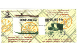 Nederland NVPH 1926 Gestempeld/CTO-Amphliex Blok 150 jaar postzegels in 2002 2000