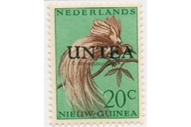 West-Nieuw-Guinea (UNTEA) NVPH 28 (2e Druk!) Ongebruikt (20 cent) Overdrukken op postzegels van Nederlands Nieuw Guinea 1962