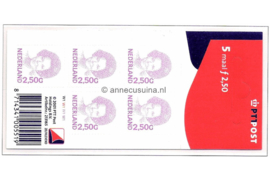 Nederland NVPH V1499b Postfris Velletje Beatrix inversie 2 gld 50 cent 1991-2001
