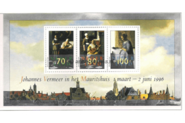 Nederland NVPH 1667 Gestempeld Blok Johannes Vermeer 1996