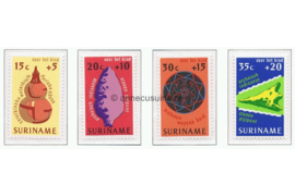 Suriname NVPH 649-652 Postfris Kinderzegels 1975