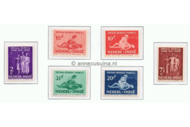 Nederlands Indië NVPH 266-271 Postfris Sociaal Bureau 1939