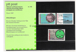 Nederland NVPH M48 (PZM48) Postfris Postzegelmapje Gecombineerde uitgifte 1987