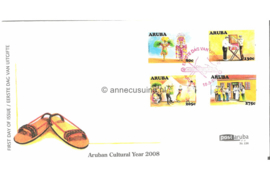 Aruba NVPH E136 Onbeschreven 1e Dag-enveloppe Cultureel jaar 2008