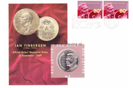 Nederland ECU009 ECU-brief 9 Nobelprijs Jan Tinbergen 1995