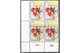 Nederlandse Antillen NVPH 580 Postfris (15 cent) (Blokje van vier) HOEKSTUK Flora 1978