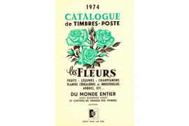 Gebruikt Postzegelcatalogus Thema Bloemen Catalogue de timbres-poste les Fleurs 1974