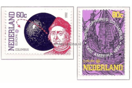 Nederland NVPH 1527-1528 Gestempeld Europa CEPT, ontdekking Amerika 1992
