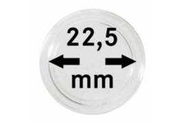 Hagelnieuw & Afgeprijsd! Lindner Muntcapsules 22,5 mm per 10 Stuks (Lindner 2250225P)