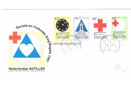 Nederlandse Antillen NVPH E279 Onbeschreven 1e Dag-enveloppe Sociale en Culturele Zorg-zegels 1997