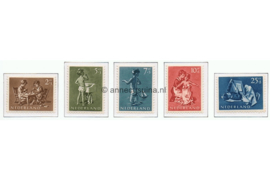 Nederland NVPH 649-653 Gestempeld Kinderzegels 1954