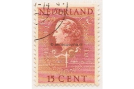 Nederland NVPH D36 Gestempeld (15 cent) COUR INTERNATIONALE DE JUSTICE 1951-1958