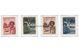 Nederlands Nieuw Guinea NVPH 45-48 Ongebruikt Kinderzegels 1957