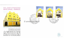 Nederlandse Antillen (Postdienst) NVPH E147 (E147PO) Onbeschreven 1e Dag-enveloppe 250 jaar Synagoge Mikve Israel-Emanuel 1982