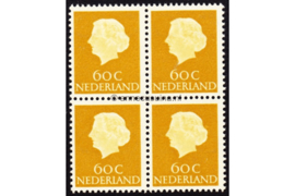 Nederland NVPH 630 Postfris (60 cent) (Blokje van vier) Koningin Juliana En Profil Lage waarden 1953-1967