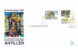 Nederlandse Antillen NVPH E243 Onbeschreven 1e Dag-enveloppe Decemberzegels 1992