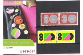 Nederland NVPH M228 (PZM228) Postfris Postzegelmapje Doe Maar (uit PB61) 2000