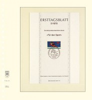 Hagelnieuw & Afgeprijsd! Lindner T-Blanco blad met 1 strook (Lindner 802104P) (per 10 stuks)