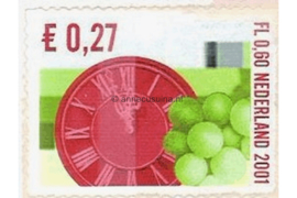 Nederland NVPH 2014 Gestempeld (0,27 euro/60 cent) Decemberzegels in dubbele waarde 2001