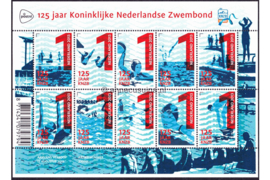 Nederland NVPH V3079-3088 Postfris Velletje 125 jaar KNZB; Vel 10 x 1 2013