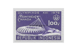 Indonesië Zonnebloem 848 Postfris De Olympische Spelen te Montreal 1976