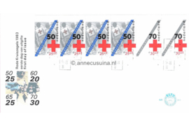 Nederland NVPH 211a Onbeschreven 1e Dag-enveloppe Boekje Rode Kruis 1983