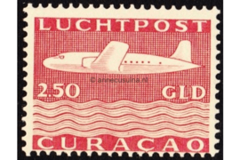 Curaçao NVPH LP83 Gestempeld (2,50 Gulden) Vliegtuig 1947