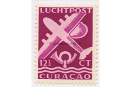 Curaçao NVPH LP71 Postfris (12 1/2 cent) Vliegtuig 1947