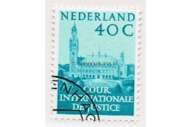 Nederland NVPH D41 Gestempeld (40 cent) Aanvullingswaarden Vredespaleis 1977